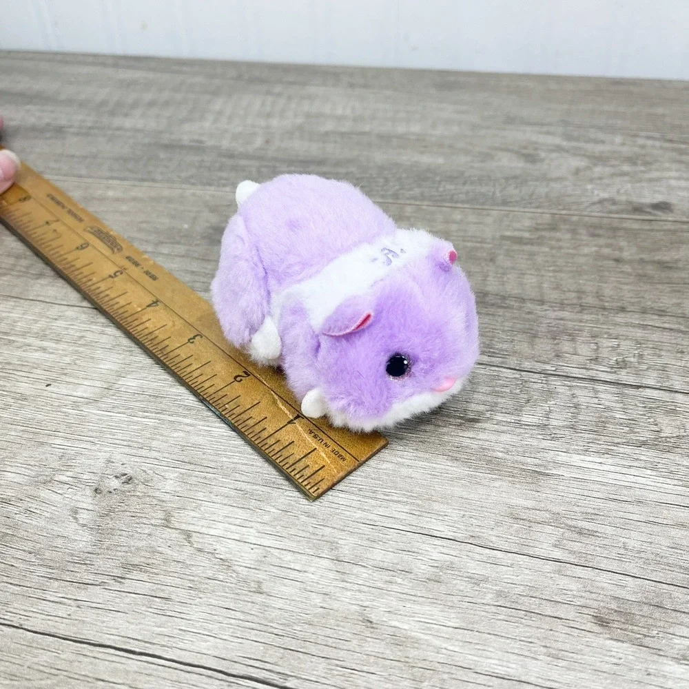 Zuru Zhu Zhu Pets Purple White Motorized Plush Hamster Robotic Toy DG20240408